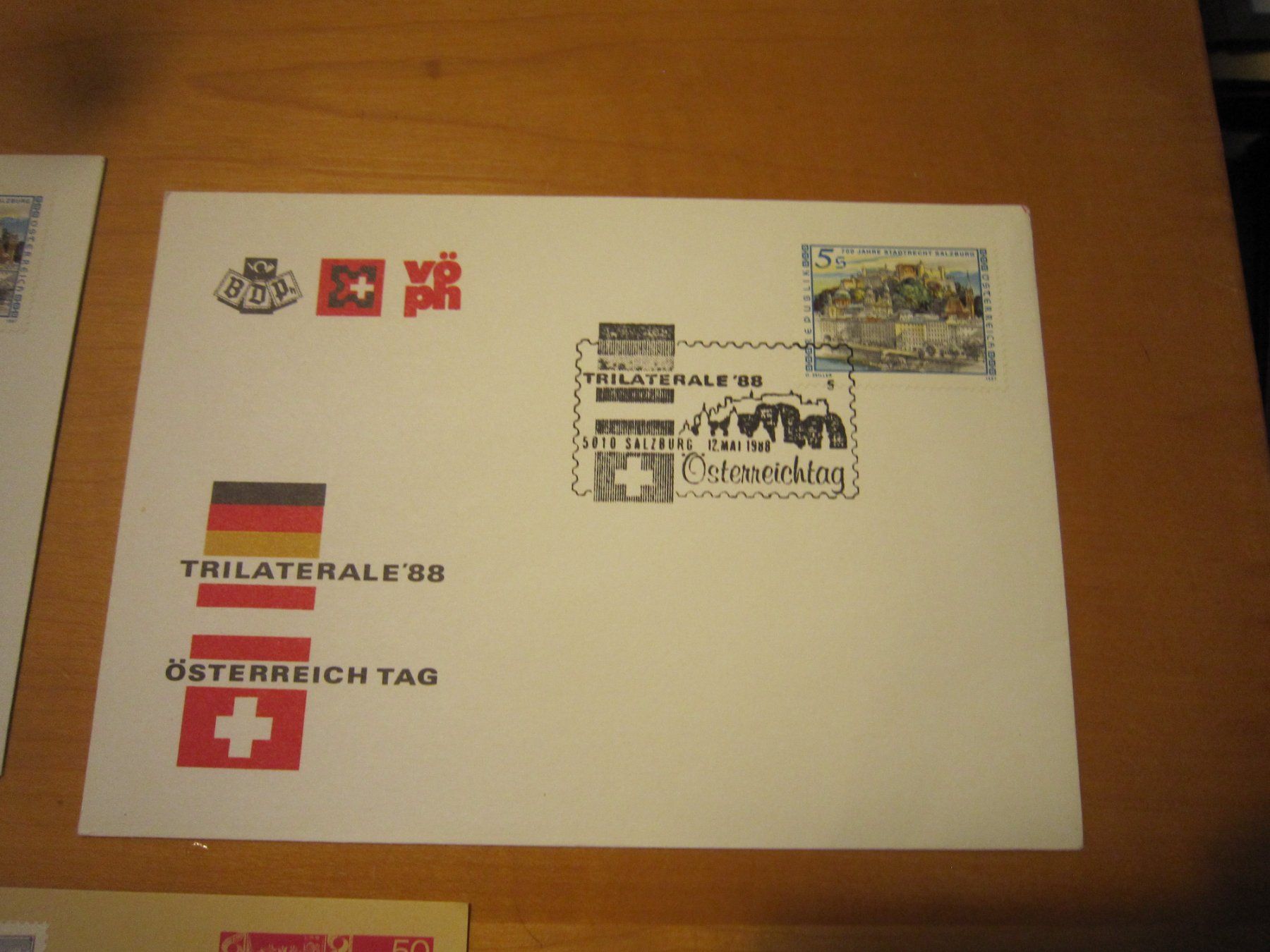 Alle Briefmarken: LOt A 1988 Trilaterale schöne Belege – Gebraucht aus Gordola von Polentaefung 2