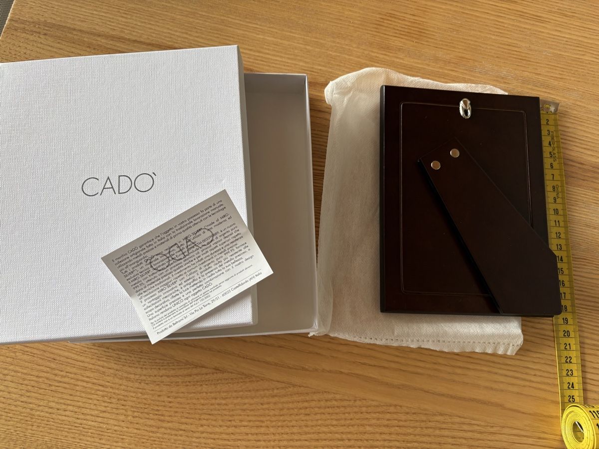 Bilderrahmen: Cornice in argento 999 – Neu und originalverpackt aus Davesco-Soragno von dvf_7h6d 2