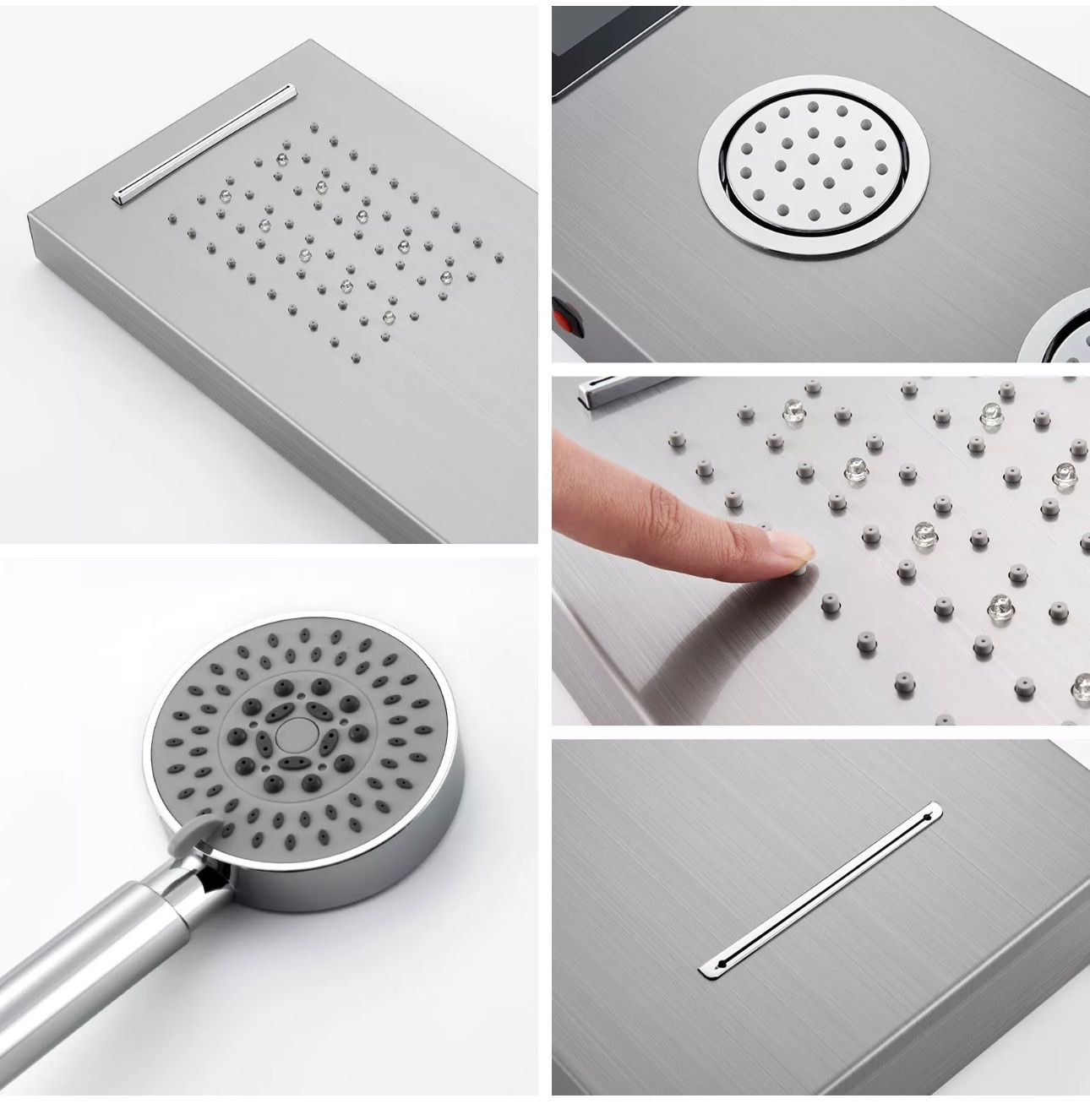 Docce: + Duschpaneel Edelstahl Duschset Duschsäule Regendusche – Nuovo e nell'imballaggio originale da Amriswil venduto da JaJa-Express 8