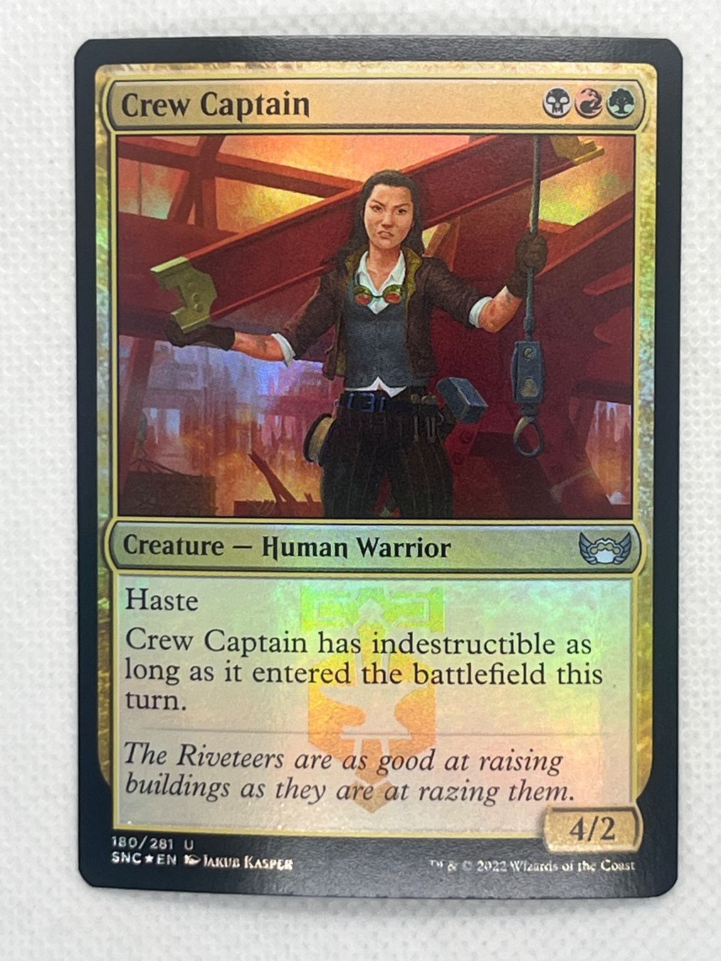 Magic The Gathering Carte collezionabili: MTG Crew Captain SNC 180 Englisch Uncommon Foil – Usato da Hinterkappelen venduto da Kim1992