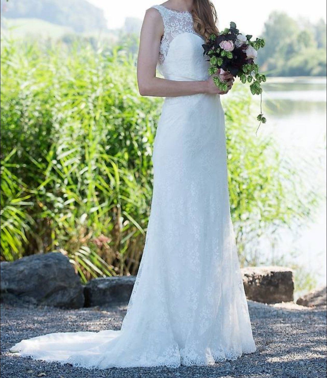Vestiti: Brautkleid Spitze Grösse 32/34 – Usato da Messen venduto da ShputNikk
