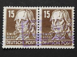 DDR Persönlichkeiten Mi-Nr.331 va Xll paar Geprüft 200 Fr