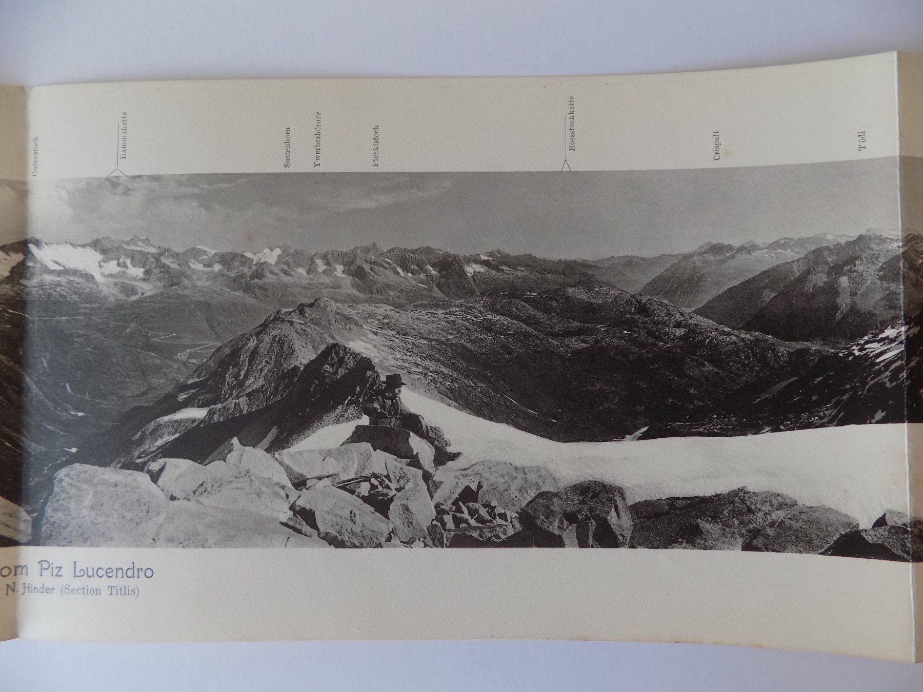 Incisioni: Panorama vom Piz Lucendro – Usato da Risch venduto da Antikfee 3