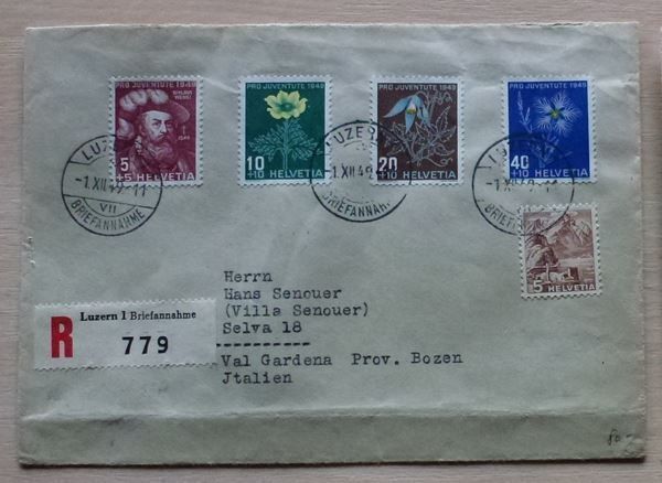 Tutti i francobolli: Ersttag ++ 3 PJ Satzbriefe 1949 - 1951 – Usato da Walkringen venduto da Casablanca777 1
