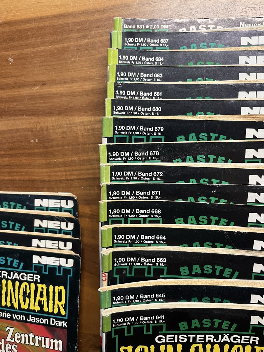 Riviste & Magazine: John Sinclair Horror Romane Hefte 25 Stk – Usato da Steinebrunn venduto da batman06 2