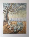 "Saurer Regen", Original von E. Boll