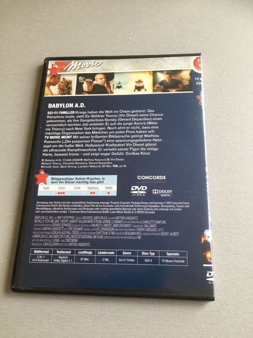 Tutti i DVDs: Babylon A.D DVD mit Vin Diesel – Usato da Wald ZH venduto da Liedermacher 1