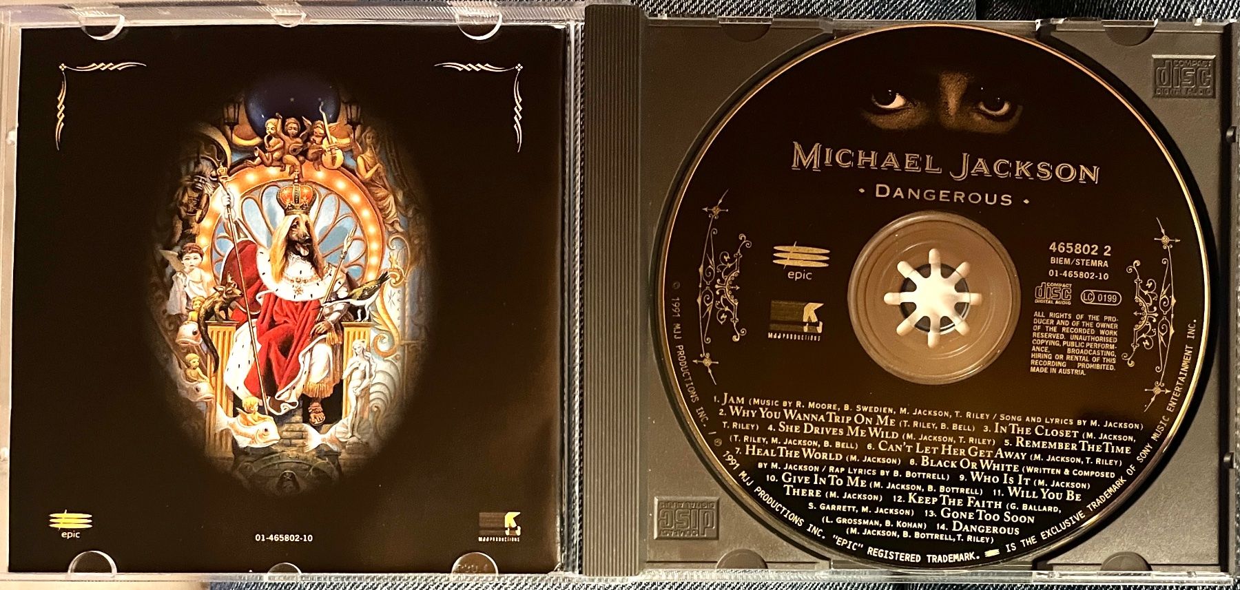 CDs: CD - Michael Jackson / Dangerous – Gebraucht aus Renan BE von johncactus 2