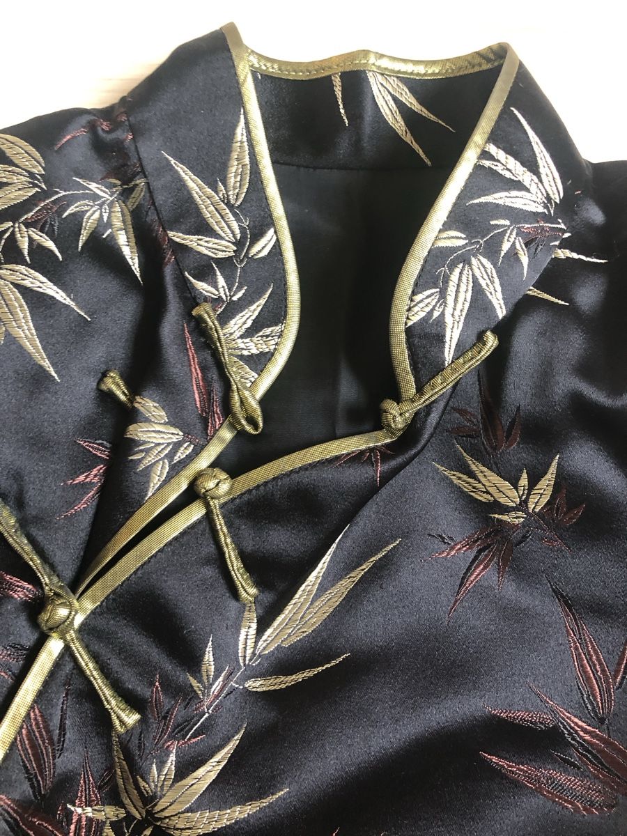 Vestiti: Schickes Kimono Kleid mit Bambusmuster, Grösse 38/M – Usato da Ebikon venduto da Stoeckhe 1