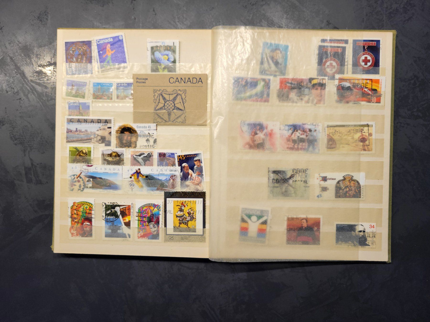 Tutti i francobolli: Sammlung Album Kanada – Usato da Rümlang venduto da Turrin 7