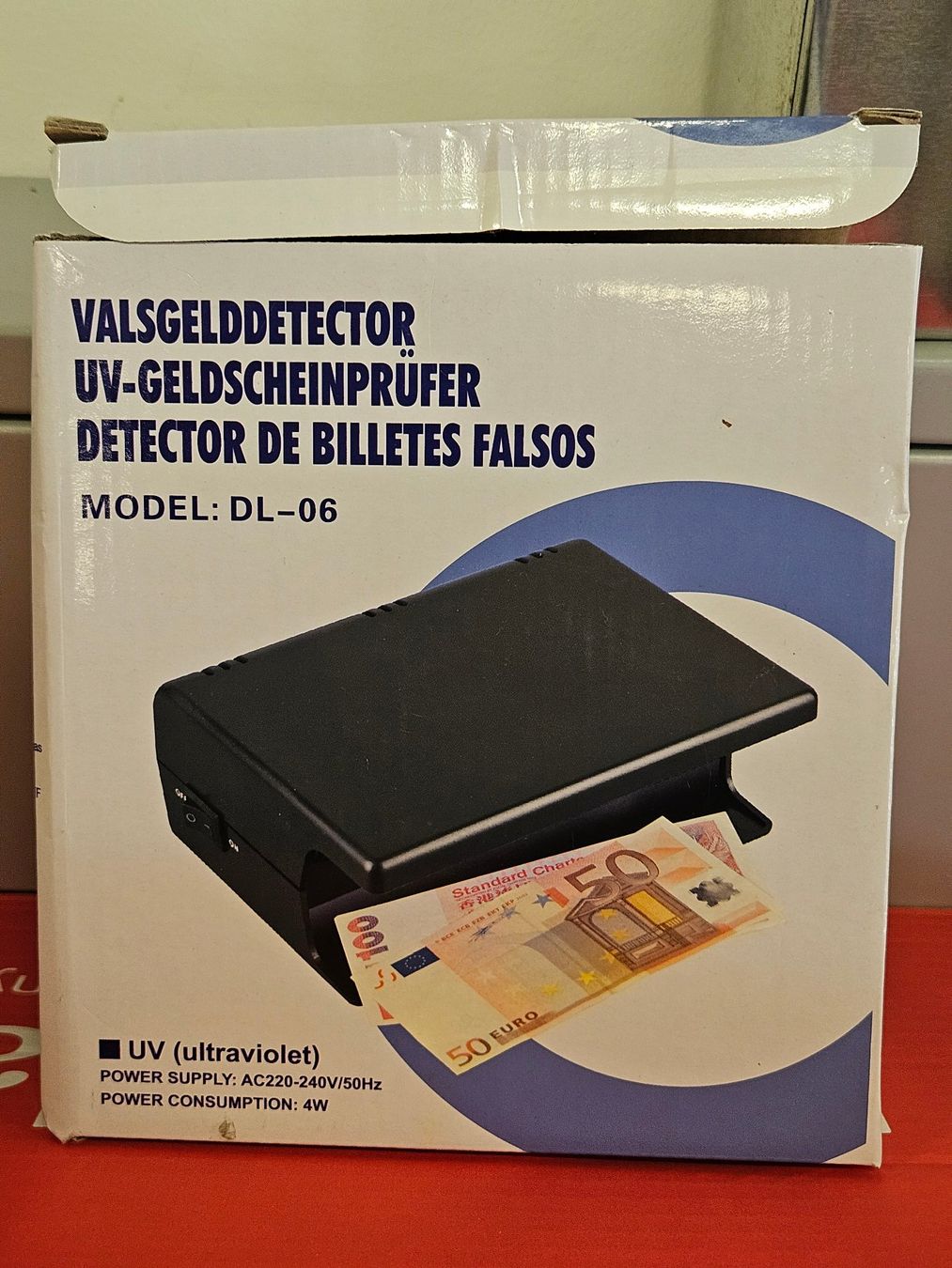 Banconote: GeldscheinPrüfer UV-Leuchtstoffröhre Geldscheintester 220V – Nuovo e nell'imballaggio originale da Kloten venduto da Thaipc 5