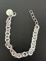 Armband Pink Sand Gliederarmband Silberfarben neuwertig