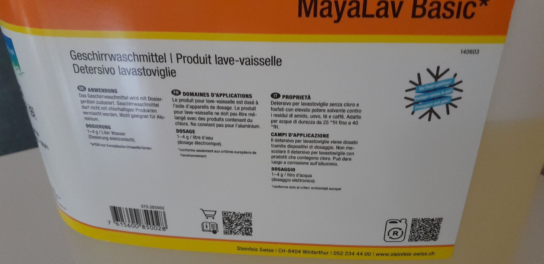 Accessori per altri veicoli: MayaLav Basic Geschirrwaschmittel, Kanister halb voll! – Usato da Windisch venduto da Hasel42 2