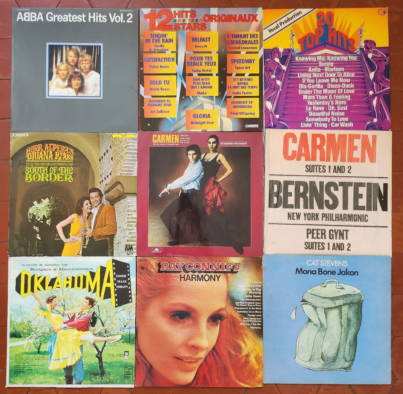 Dischi in vinile: LP Lot Herb Alpert Ray Conniff Cat Stevens ABBA Oklahoma – Usato da Zürich venduto da BAENZERINO
