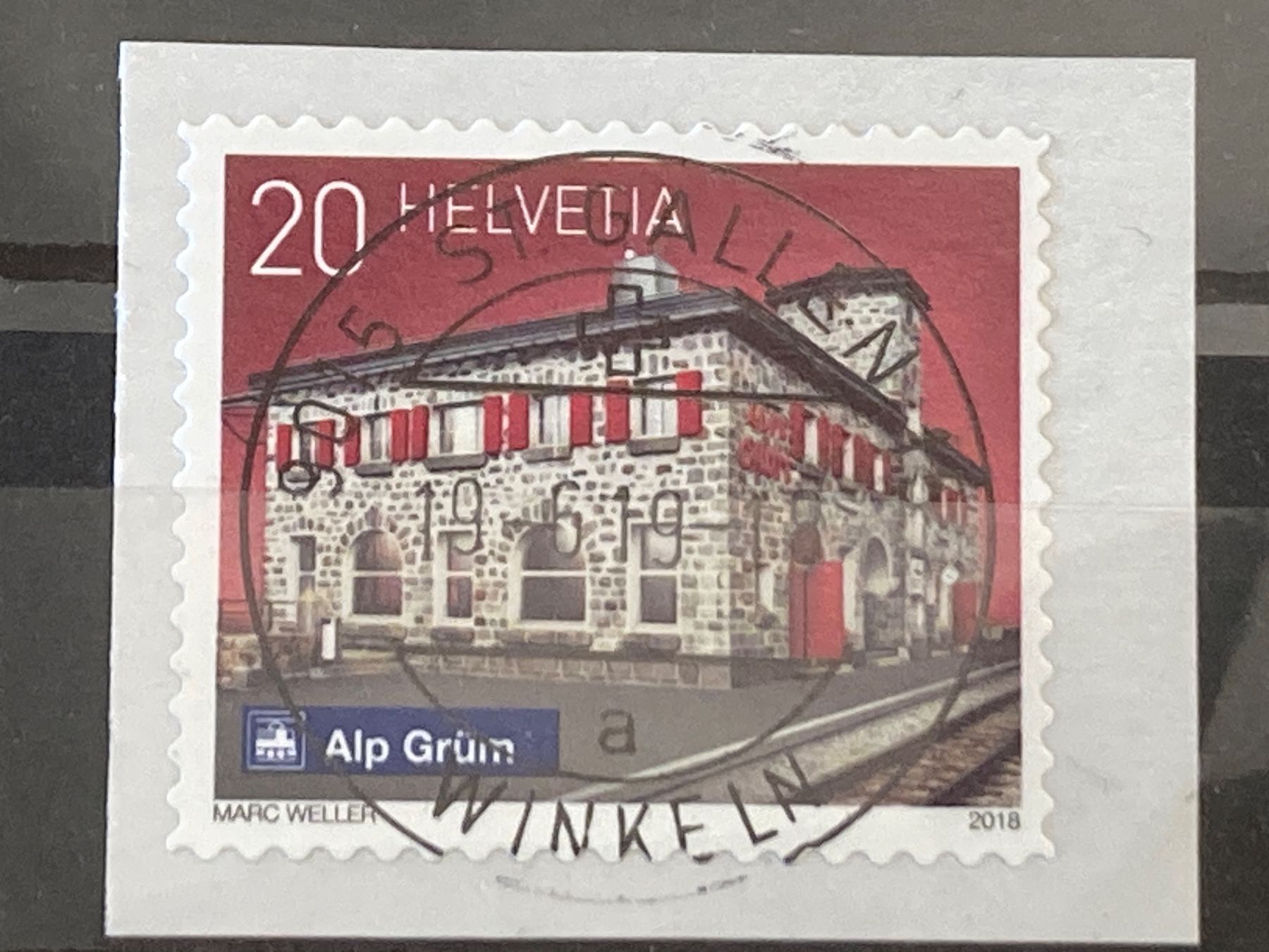 Tutti i francobolli: Dauermarken "Schweizer Bahnhöfe" Vollstempel St. Gallen 15 – Usato da Brütten venduto da Hst1 3