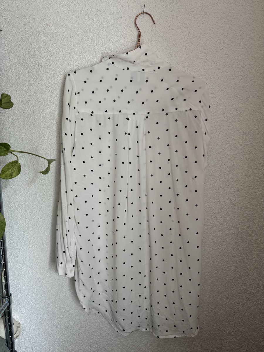 Camicette: JUST Female Bluse Punkte weiss – Usato da Zürich venduto da Zimtstern_92 1