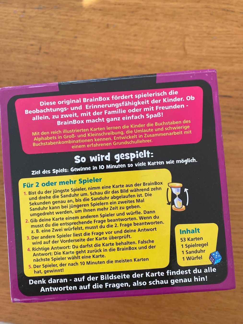 Giochi: Mein erstes ABC - Brain Box – Usato da Basel venduto da SanFrancesco 2