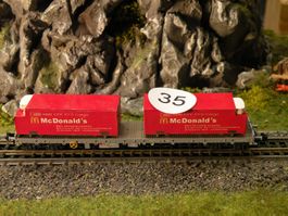 SBB CFF FFS Cargo McDonald's Wagen N, in OVP, 35