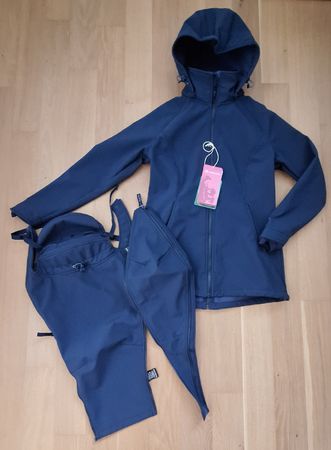 Mamalila Softshell Tragejacke Allrounder navy Grösse S