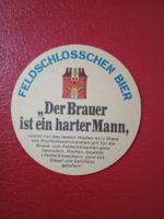 Bierdeckel alt Feldschlösschen Rheinfelden