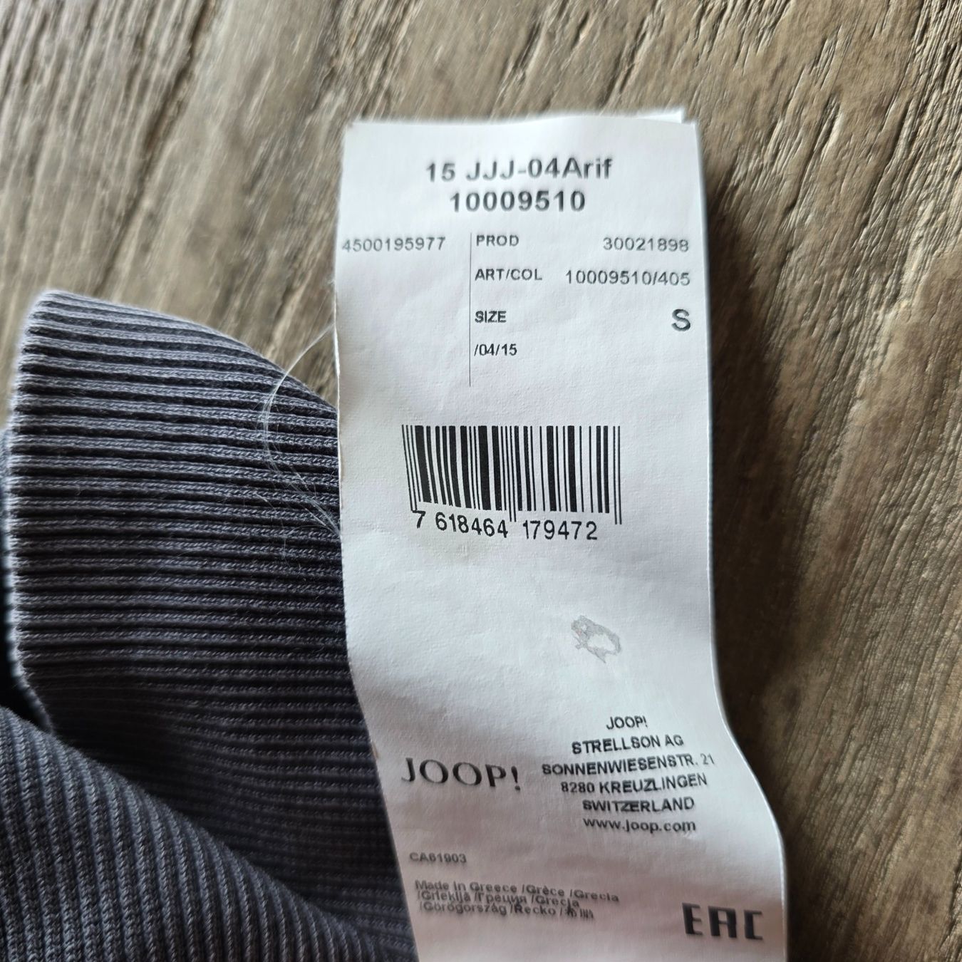 Joop Pullover & Sweatshirts: 🐸 JOOP HOODIE S GRAU PULLOVER KAPUZENPULLOVER – Gebraucht aus Môtier (Vully) von Frogs 8