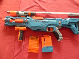 Nerf Elite 2.0 avec 2 chargeur et lunette en très bon état