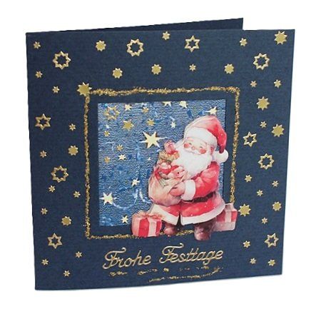 Cartoline: Karte Nikolaus "Frohe Festtage" – Nuovo (secondo la descrizione) da Schlatt TG venduto da glueckwunschkarte.22