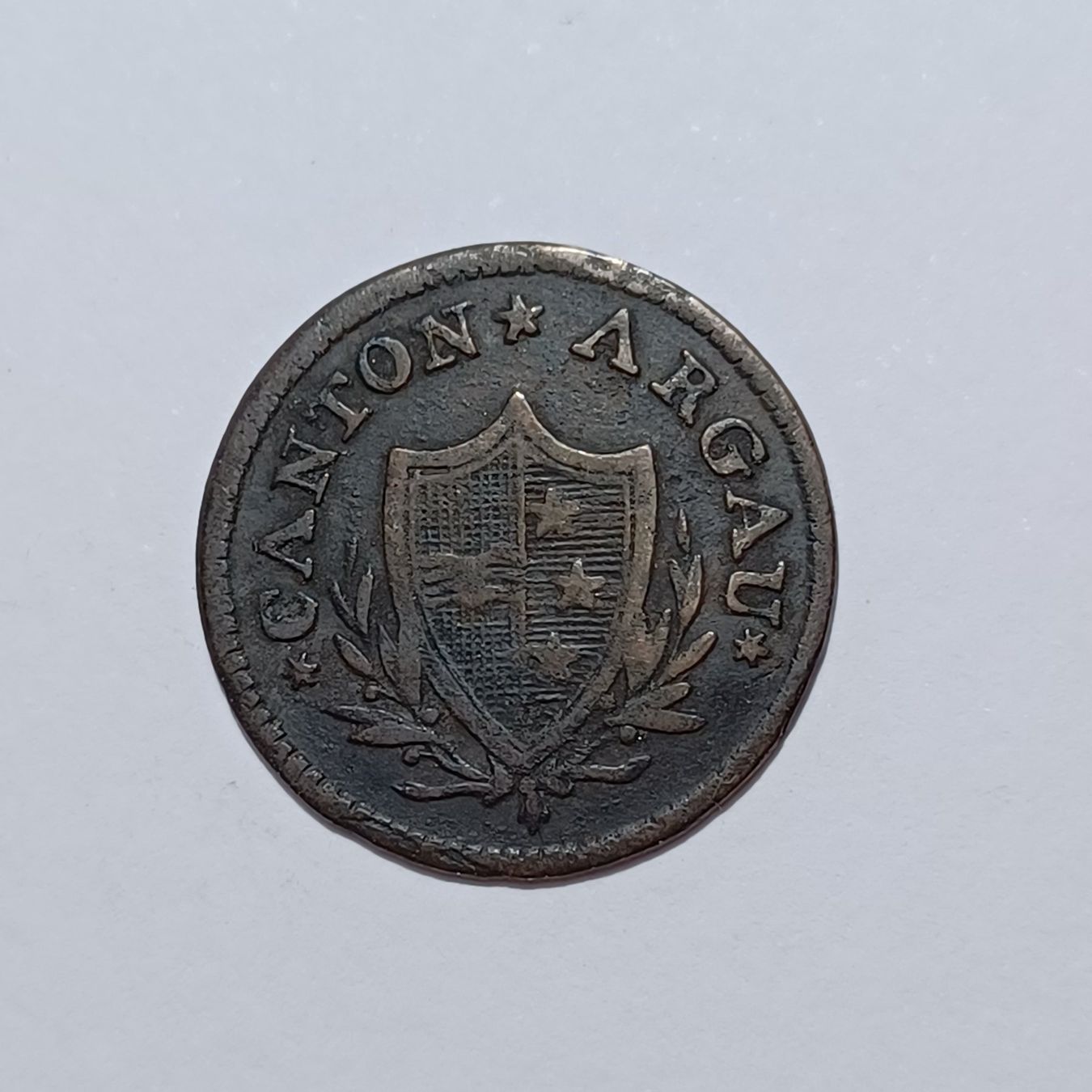 Tutti le monete: 2 Rappen 1811 Aargau s-ss – Usato da Pfäffikon ZH venduto da Schweizer_Muenzen 1
