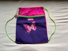 Turnbeutel Step by Step Schmetterling pink lila