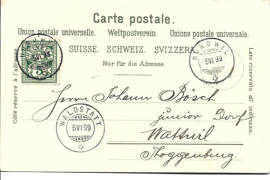 Cartes postales: AK  Litho Hundwil – D'occasion à Appenzell par mai25 1