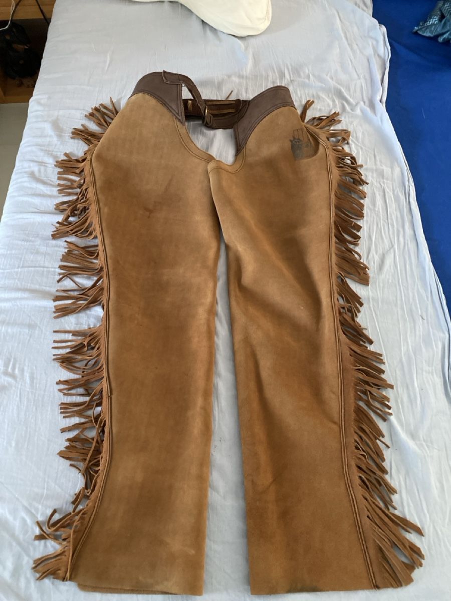 Hosen: Reit Western Chaps aus dickem Leder – Neu (gemäss Beschreibung) aus Hämikon von Sus_l8ts