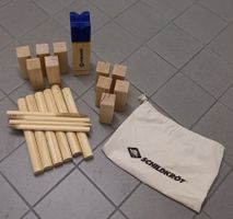 *SCHILDKRÖT - KUBB - HOLZSPIEL* MIT DEF.TACHE/KÖNIG 7X7/H 30