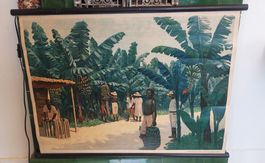 Schulwandbild Bananen Otto      Wachsmuth Leipzig