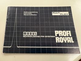 Bedienungsanleitung Fernsteuerung Multiplex Profi Royal