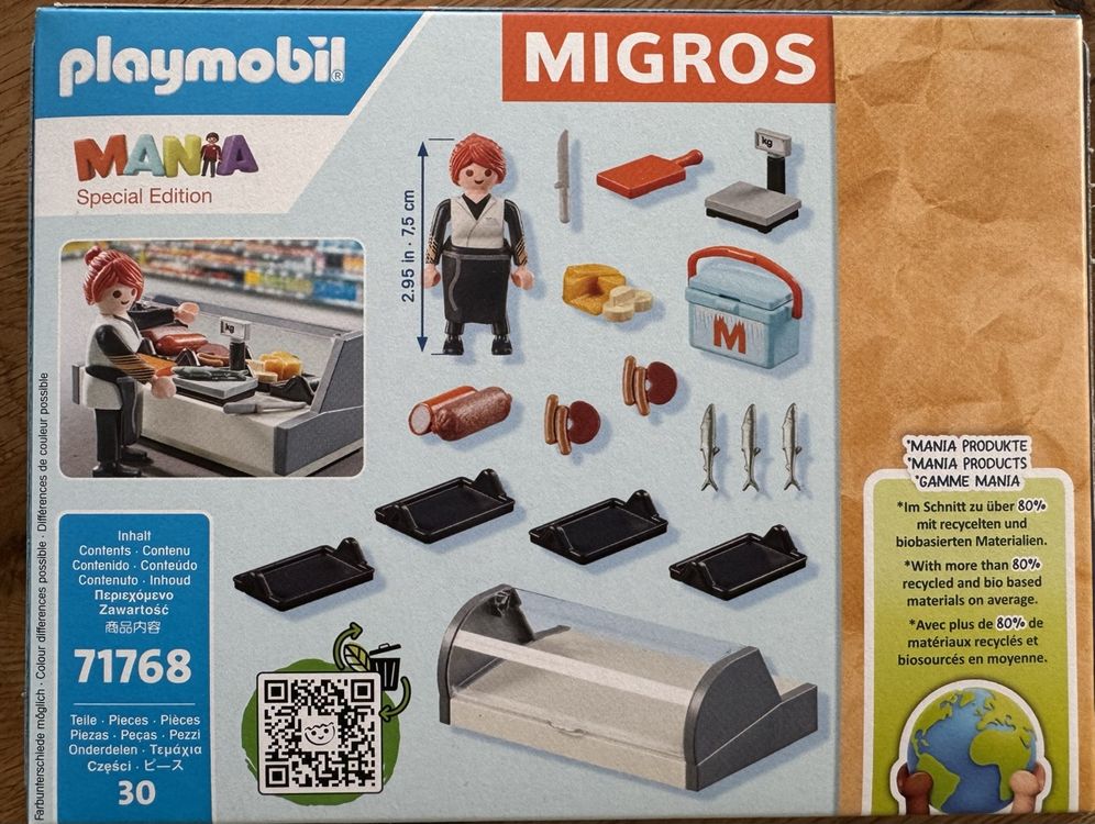 Collection Playmobil Mania Migros - Set Complet NEUF Des Numéros 71763 à 71768 (6 Boîtes), Fabrication Allemagne