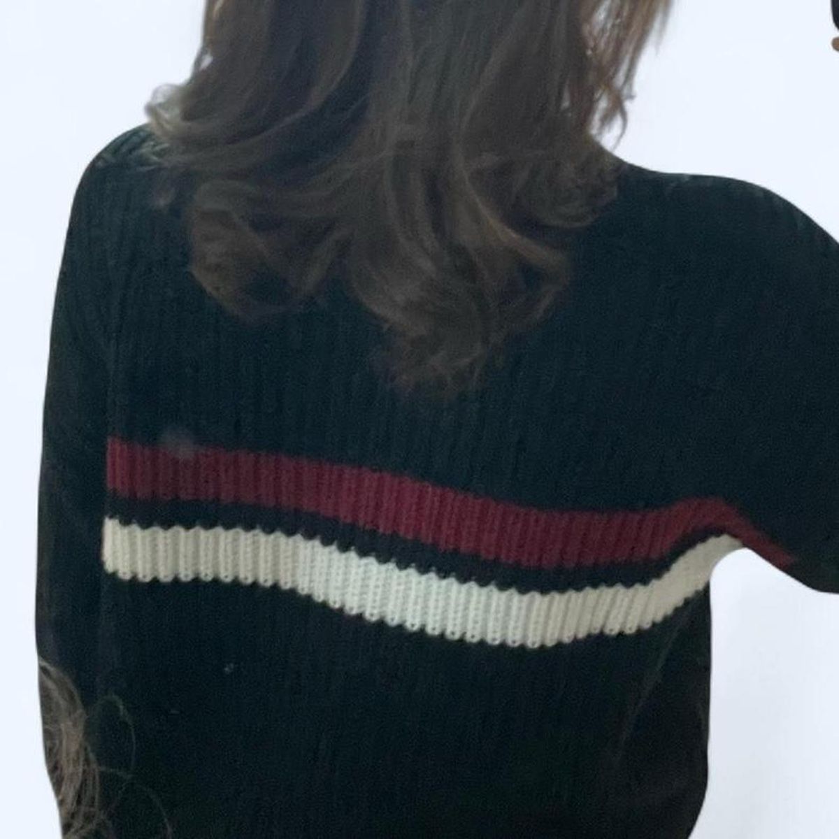 Maglioni & Felpe: Schwarzer Strickpullover mit Streifen - Top Zustand! – Usato da Therwil venduto da nat_gtk5 2