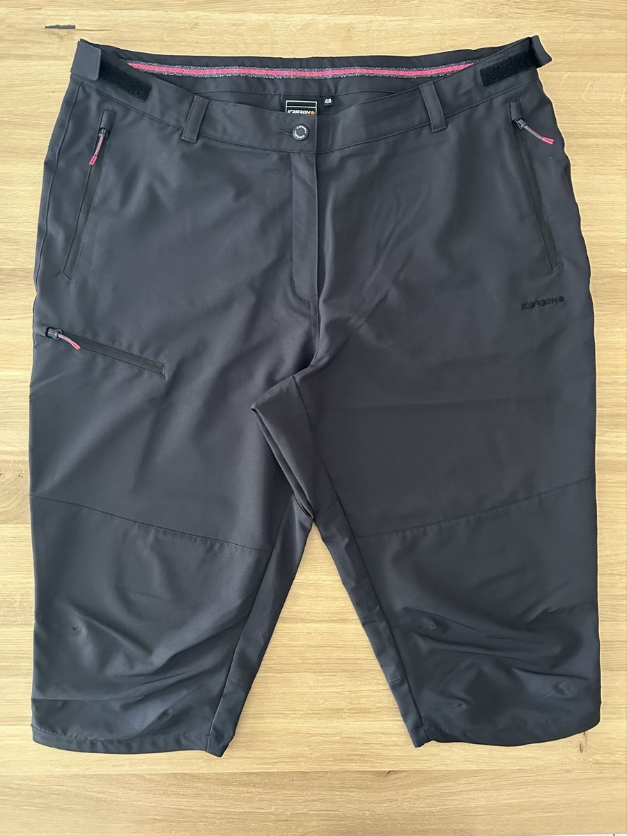 Icepeak Pantaloni: Icepeak Trekkinghose 3/4 anthrazit Gr.48 – Usato da Naters venduto da Gemschhtte