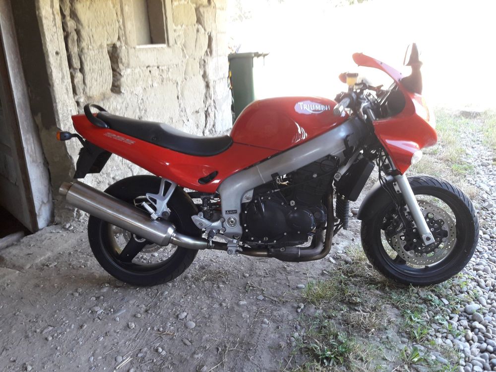 Jambe D'amortisseur Arrière Triumph Sprint ST 955i T695AB Année 99 - Réf. A3475, Occasion