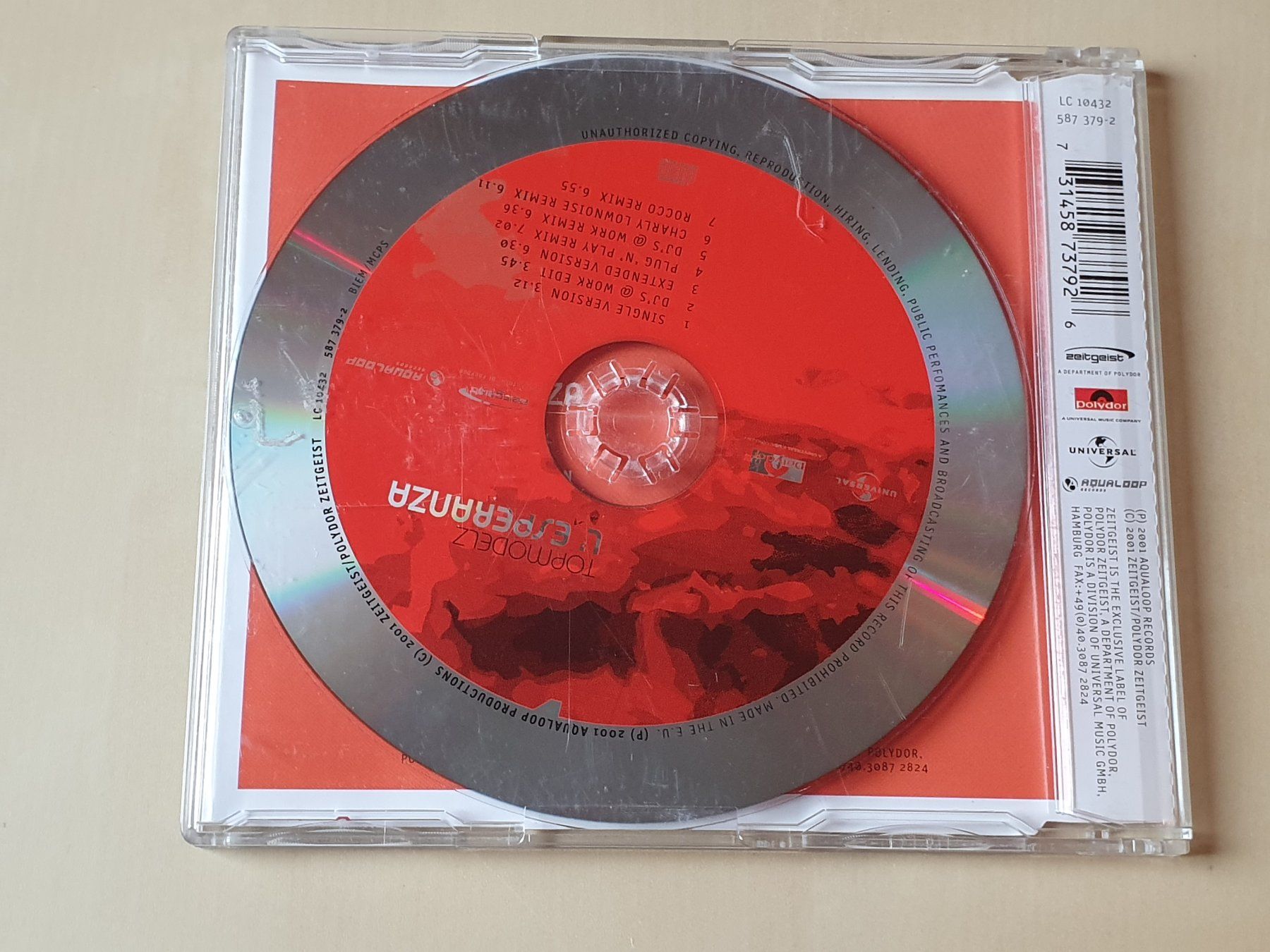 CD: Topmodelz L' Esperanza – Usato da Stansstad venduto da collectorsshop 1