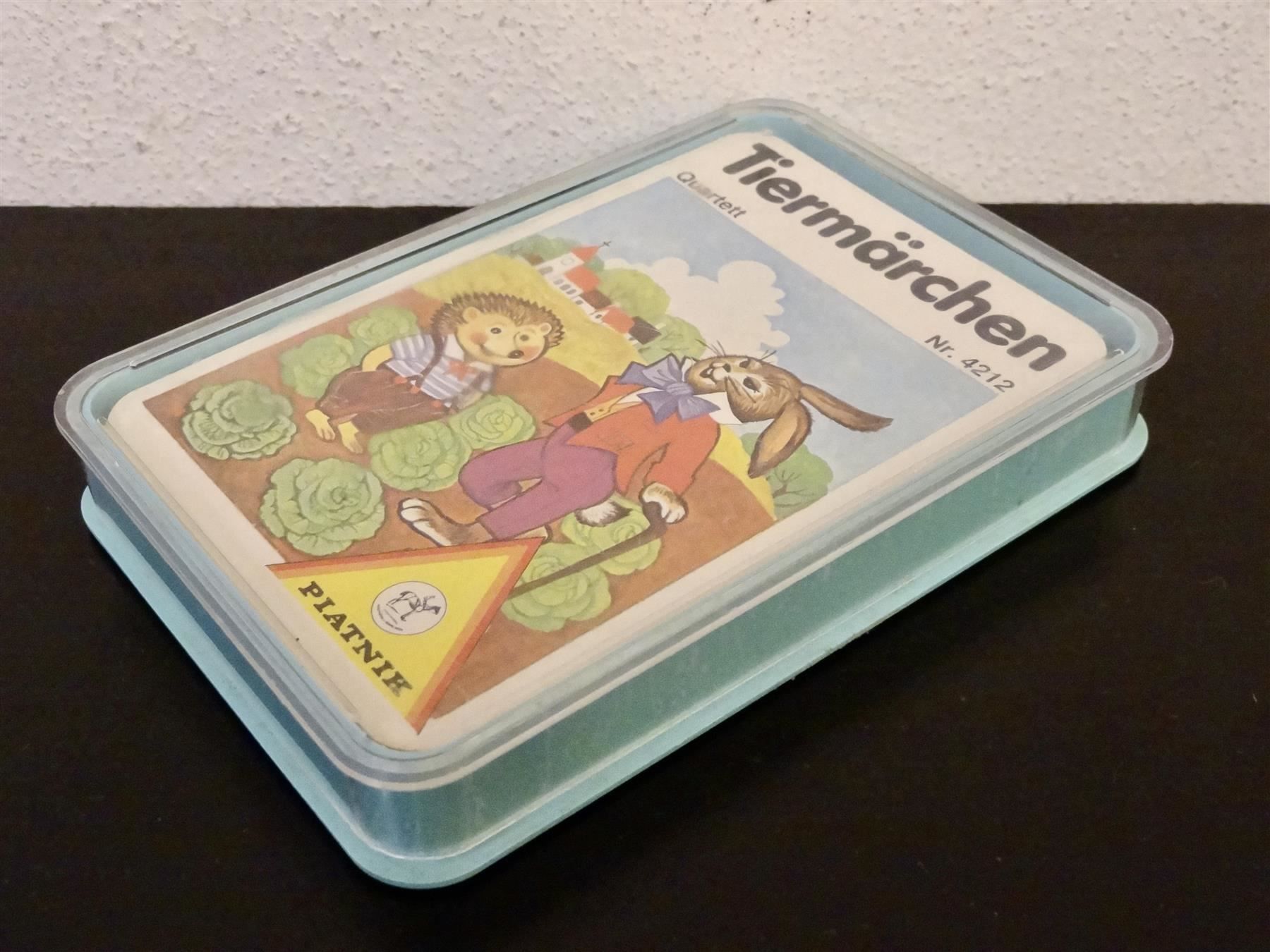 Giochi: schönes altes Quartett TIER-MÄRCHEN – Usato da Kerzers venduto da wisaundso 1