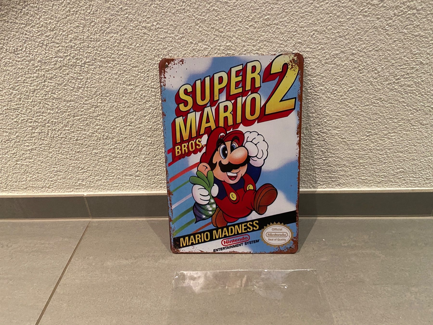 Schilder: SUPER MARIO 2 / VINTAGE BLECHSCHILD  NEU ! – Neu und originalverpackt aus Seon von Aaargauer01 3