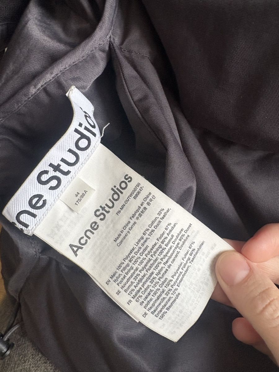 Acne Studios Giacche: Acne puffer jacket – Usato da Zürich venduto da ritzo1 5