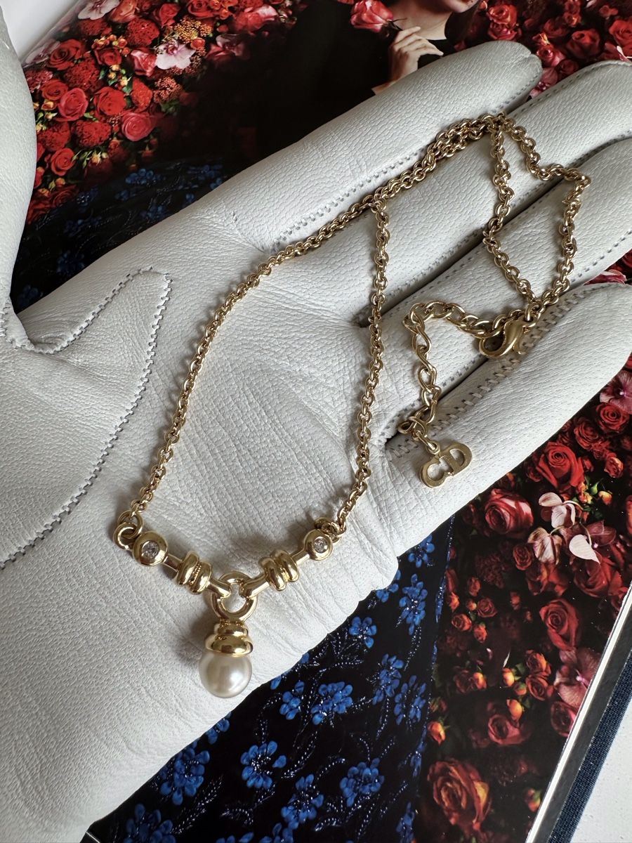 Dior Catenine: Christian Dior Halskette mit Perle – Usato da Zollikon venduto da pan_8jtm 4