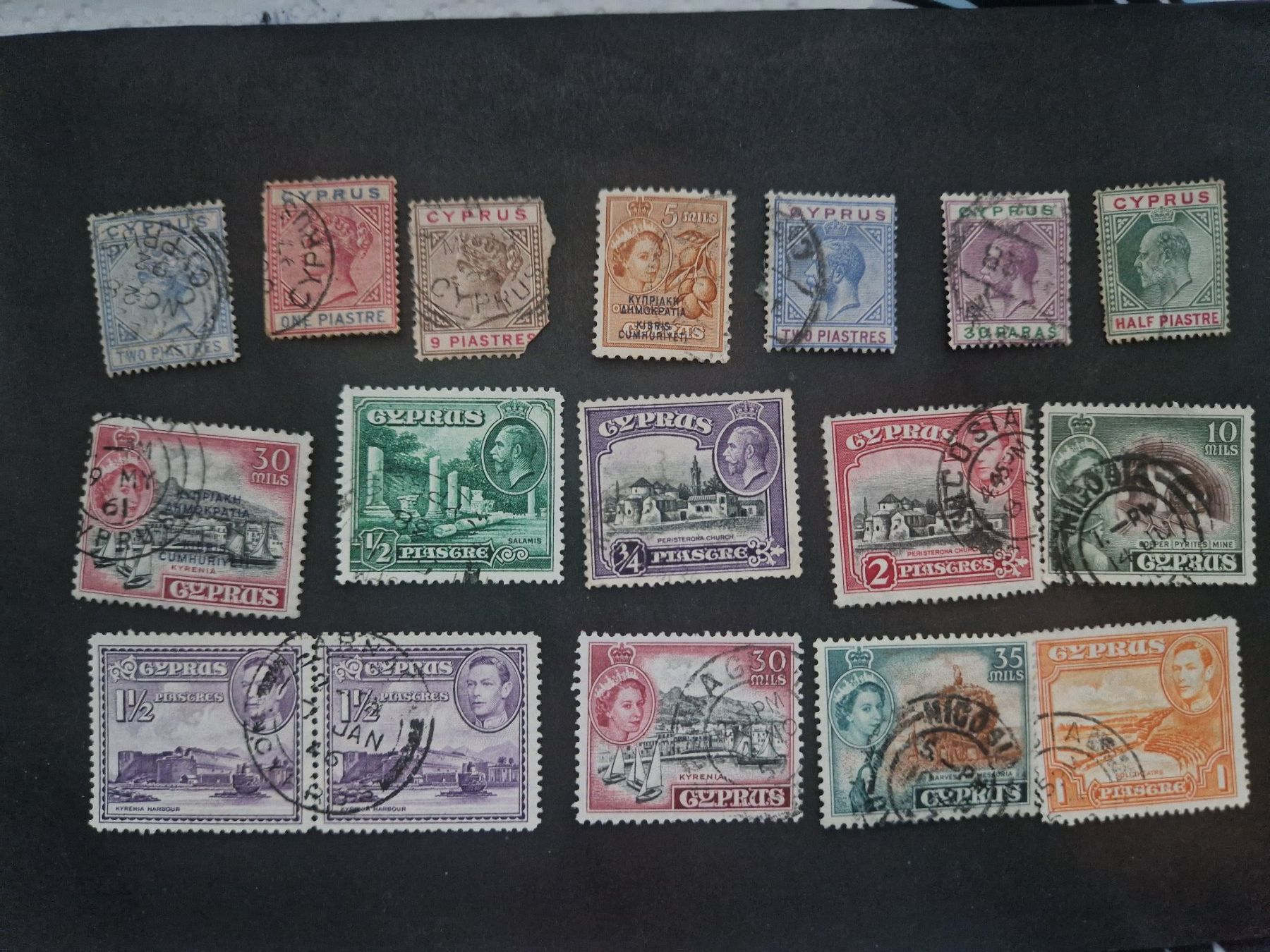 Tutti i francobolli: Briefmarken Sammlung Zypern! – Usato da Münchwilen TG venduto da Nonno39