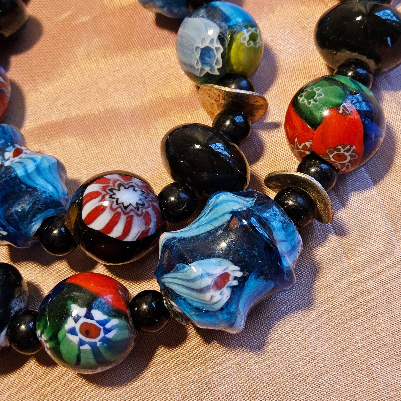 Murano Catenine: Wunderschöne Murano Glas Halskette Collier, Unikat – Usato da Zürich venduto da helsan 8