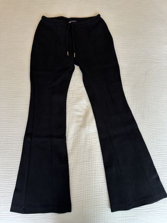 ZARA Damen Schlaghose schwarz Grösse L