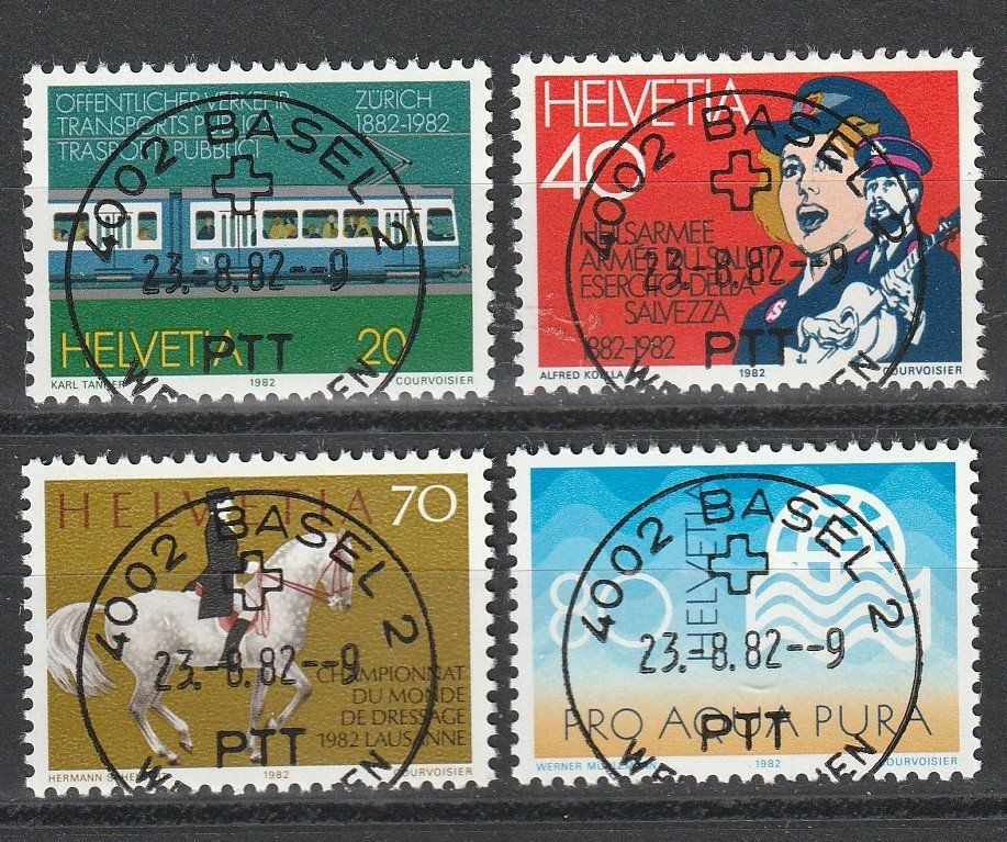 Tutti i francobolli: 1982 Sonderpostmarken II  ET - Vollstempel BASEL 2 – Nuovo e nell'imballaggio originale da Homburg venduto da masina01