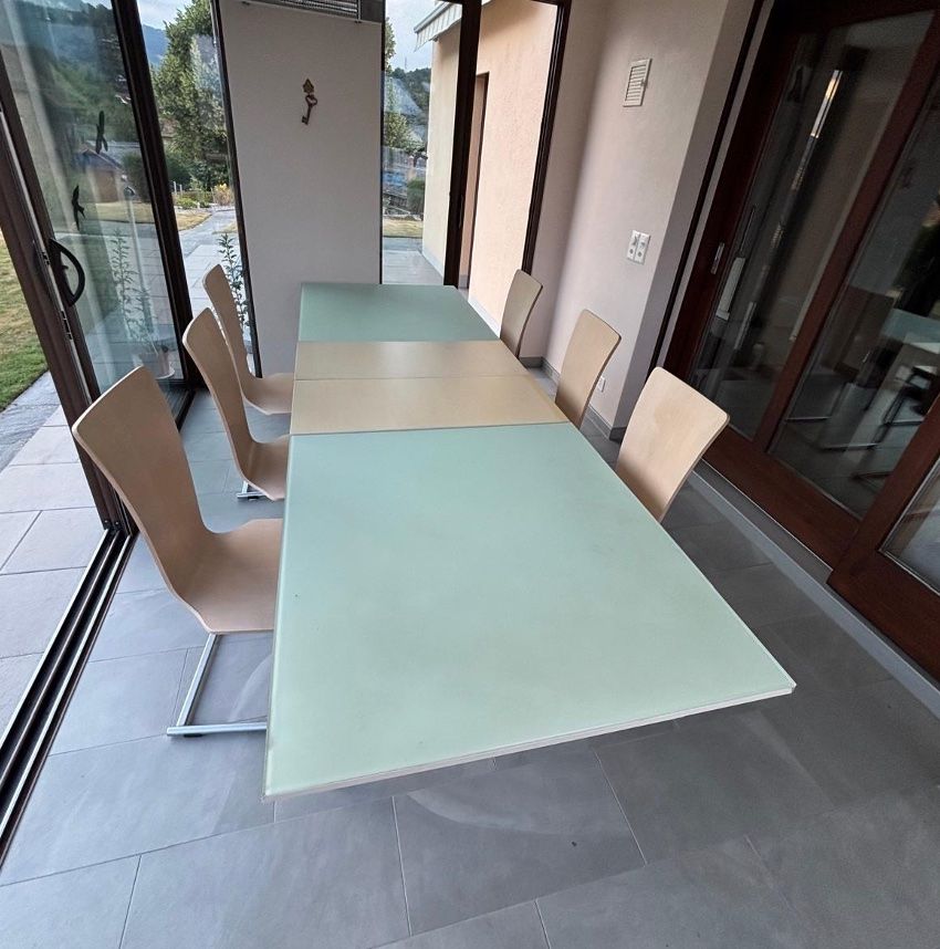 Set de table et chaises: table à manger avec chaises – D'occasion à st-légier par bmarti01 3