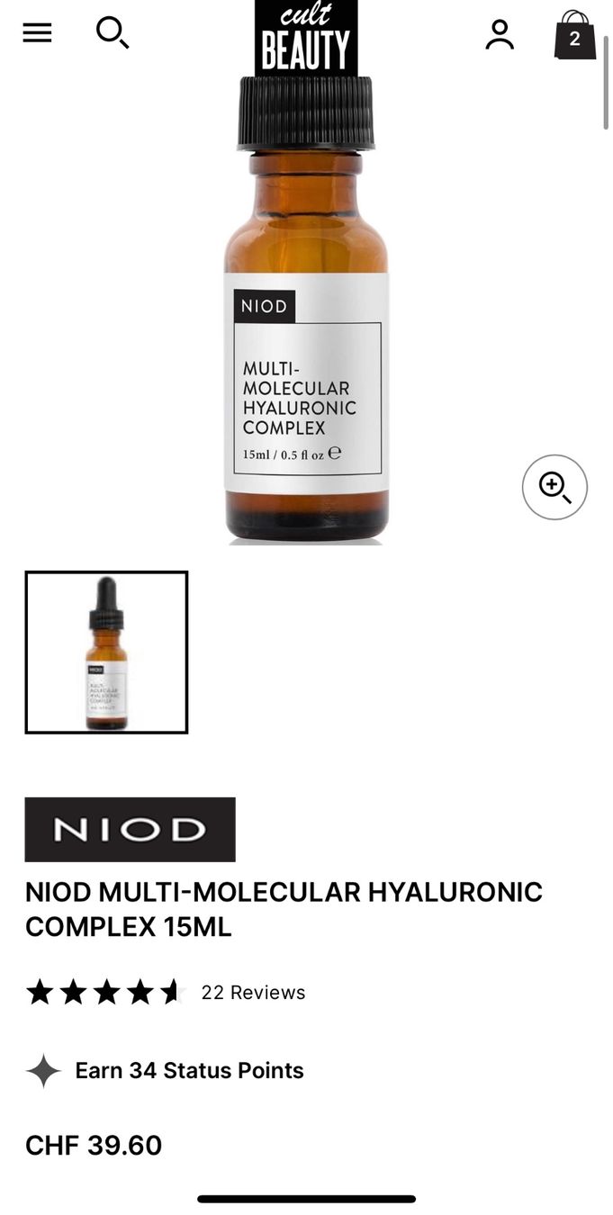Gesichtspflege: NIOD MULTI-MOLECULAR HYALURONIC COMPLEX 15ML,NEU – Neu und originalverpackt aus Zürich von deruja 4