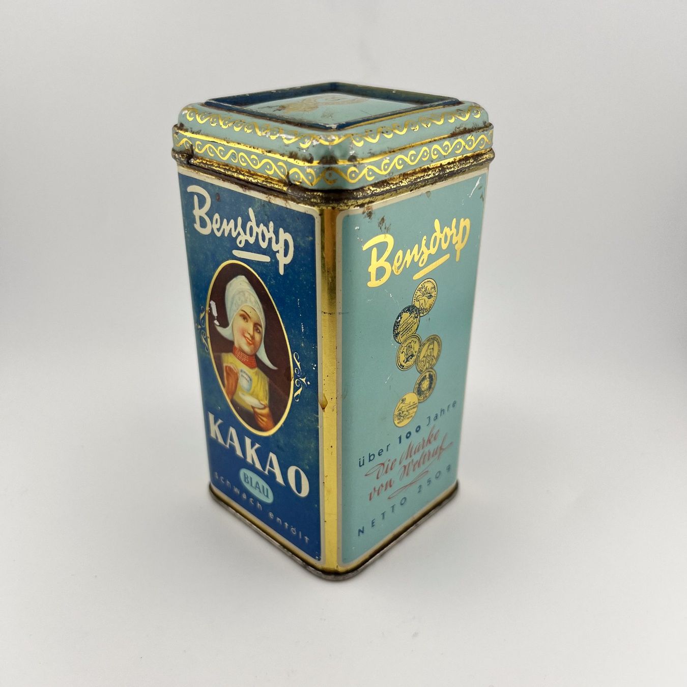Dosen: Vintage Blechdose Bensdorp Kakao Holland Blech Dose Reklame – Gebraucht aus Neuhausen von rraayy 1